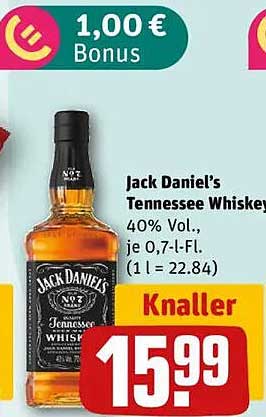Jack Daniel's Tennessee Whiskey 0,7 l