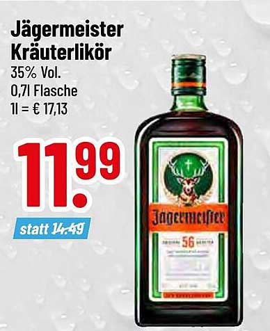 Jägermeister Kräuterlikör 0,71L