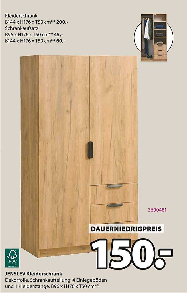 JENSLEV Kleiderschrank