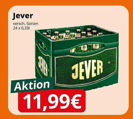 Jever Bierkasten 24 x 0,33l – Aktionspreis!