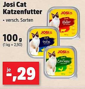 Josi Cat Katzenfutter in verschiedenen Sorten