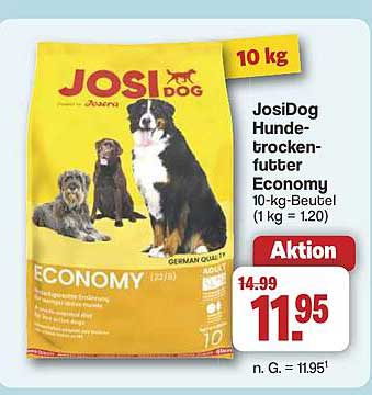 JosiDog Hundefutter Economy 10 kg