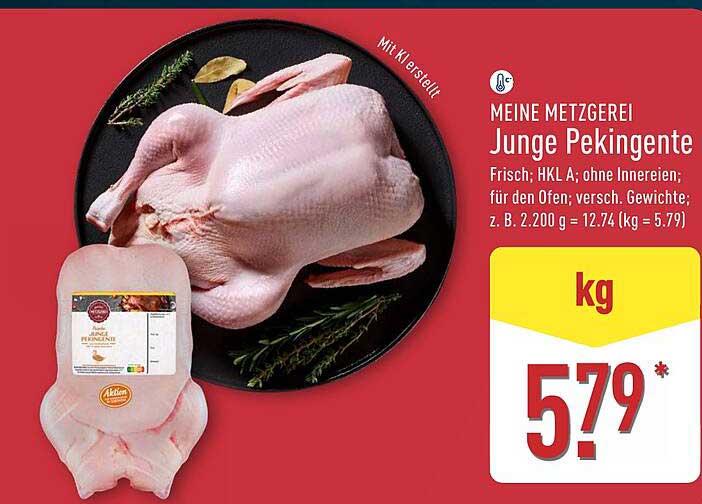 Junge Pekingente - Frisch und von bester Qualität
