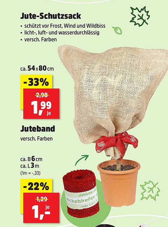 Jute-Schutzsack