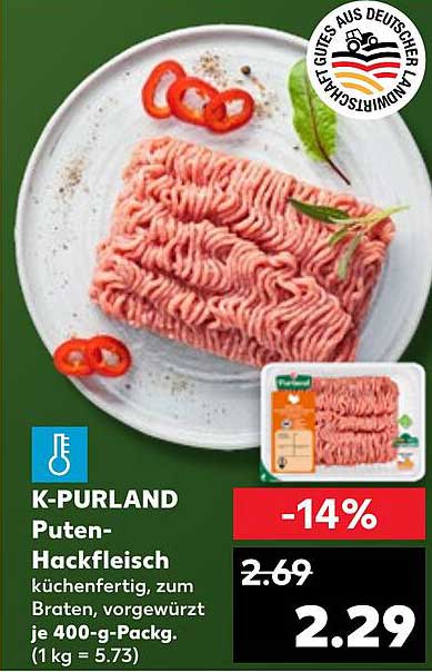K-PURLAND Putenschnitzel - Küchenfertig und vorgewürzt