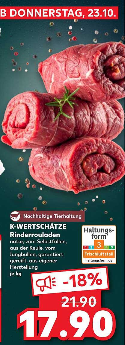 K-WERTSCHÄTZE Rinderrouladen