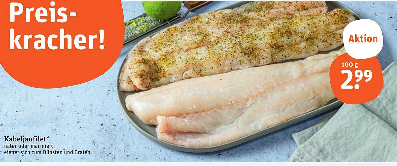 Kabeljaufilet – frisch für die besten Gerichte