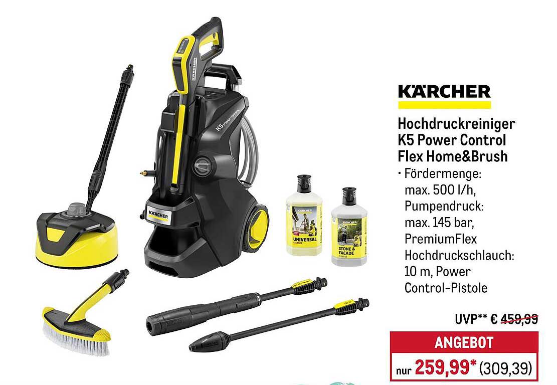 KÄRCHER Hochdruckreiniger K5 Power Control Flex Home&Brush