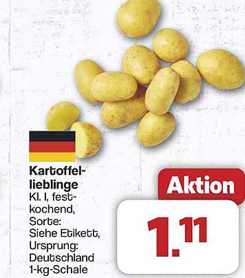 Kartoffel-Lieblinge 1-kg-Schale