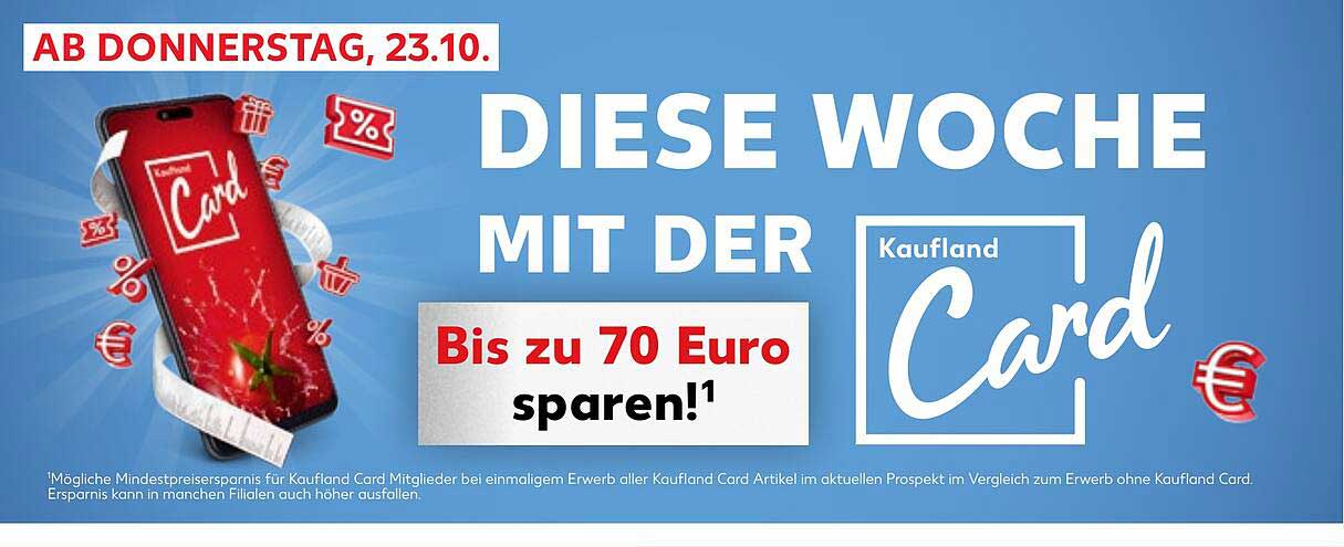 Kaufland Card – Diese Woche sparen!