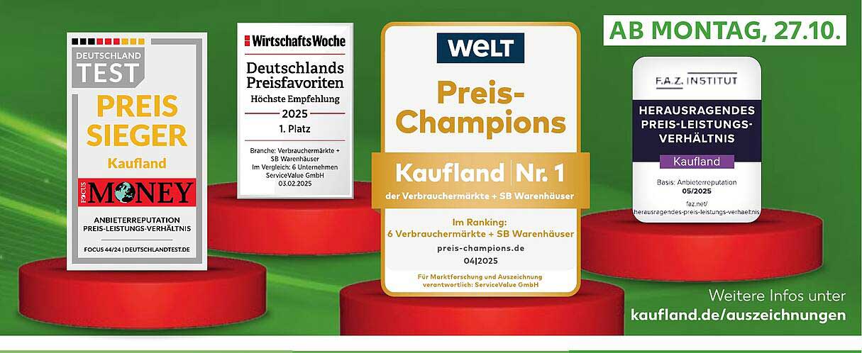 Kaufland - Ihre Nr. 1 bei den Verbrauchermärkten