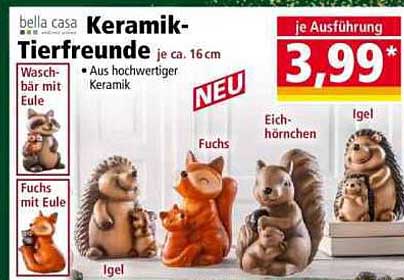 Keramik-Tierfreunde – Neuheit von bella casa