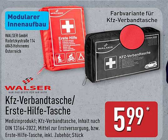Kfz-Verbandtasche / Erste-Hilfe-Tasche