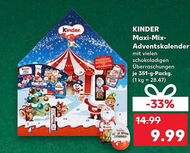 KINDER Maxi-Mix-Adventskalender