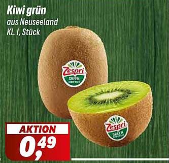 Kiwi grün aus Neuseeland Kl. I, Stück