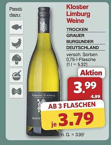 Kloster Limburg Weine - Trocken Grauer Burgunder