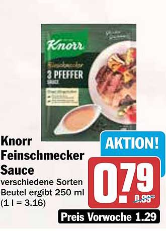 Knorr Feinschmecker Sauce - 3 Pfeffer