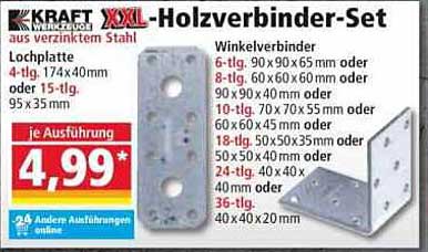 KRAFT XXL-Holzverbinder-Set