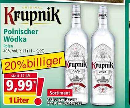 Krupnik Polnischer Wódka – Jetzt 20% billiger!