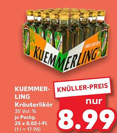 Kümmelring Kräuterlikör 35 Vol. % - Knallerpreis!