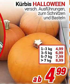 Kürbis HALLOWEEN verschieden. Ausführungen, zum Schnitzen und Basteln