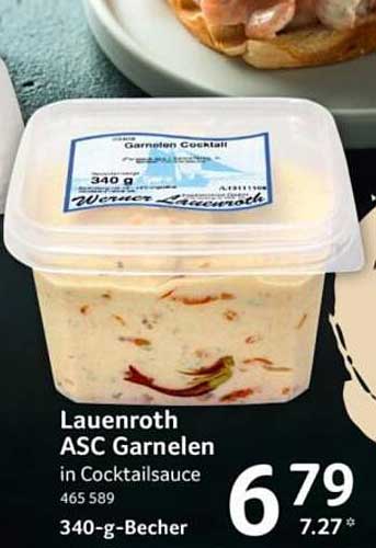Lauenroth ASC Garnelen in Cocktailsauce 340 g