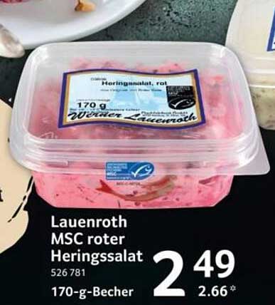 Lauenroth MSC roter Heringssalat 170 g Becher