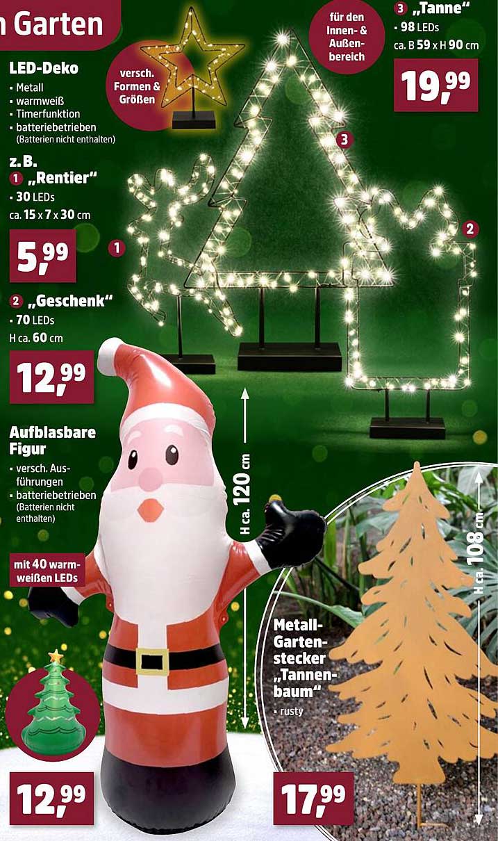 LED-Deko für den Garten – Weihnachtsfreude für Ihr Zuhause