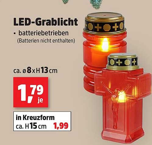 LED-Grabllicht - batteriebetrieben