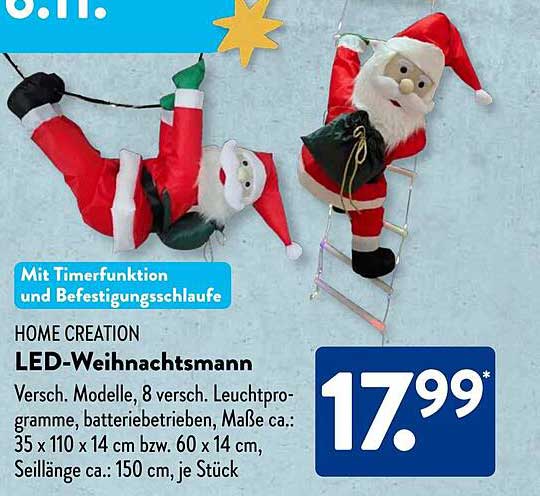 LED-Weihnachtsmann, verschiedenste Modelle