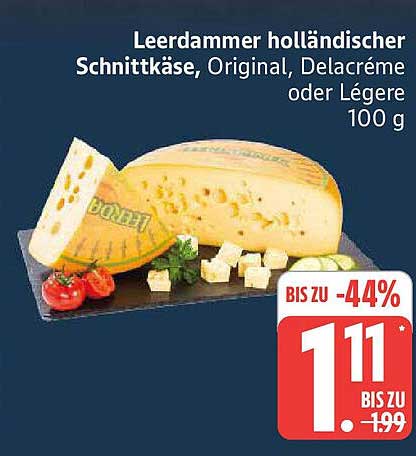 Leerdammer holländischer Schnittkäse, Original, Delacrème oder Légeré 100 g