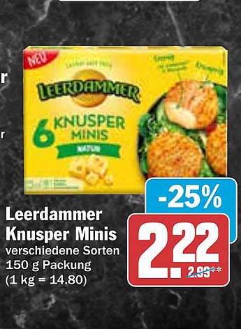 Leerdammer Knusper Minis - verschiedene Sorten