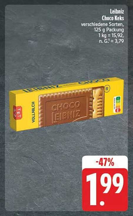 Leibniz Choco Keks 125 g Packung - Jetzt zum Sparpreis!