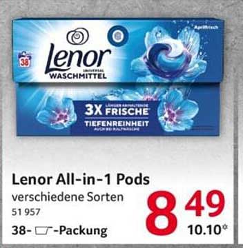 Lenor All-in-1 Pods - verschiedene Sorten