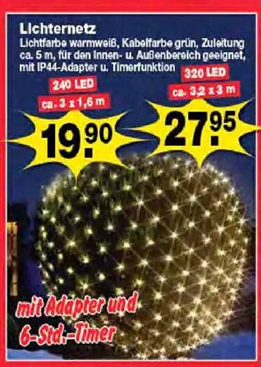 Lichternetz - warmweiße Beleuchtung für jeden Anlass