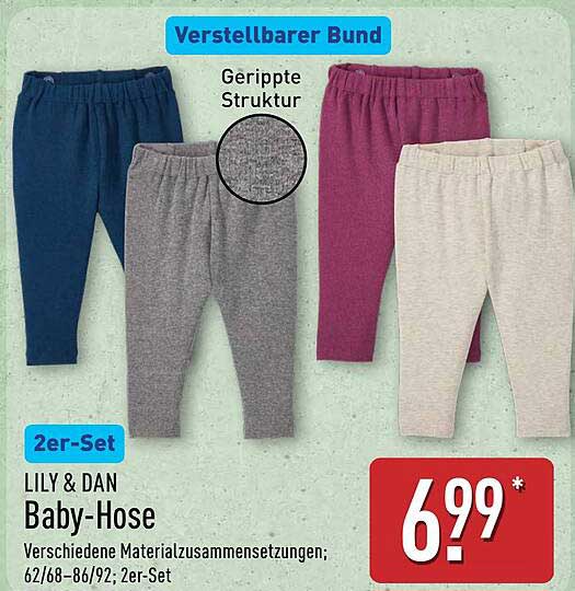 LILY & DAN Baby-Hose 2er-Set