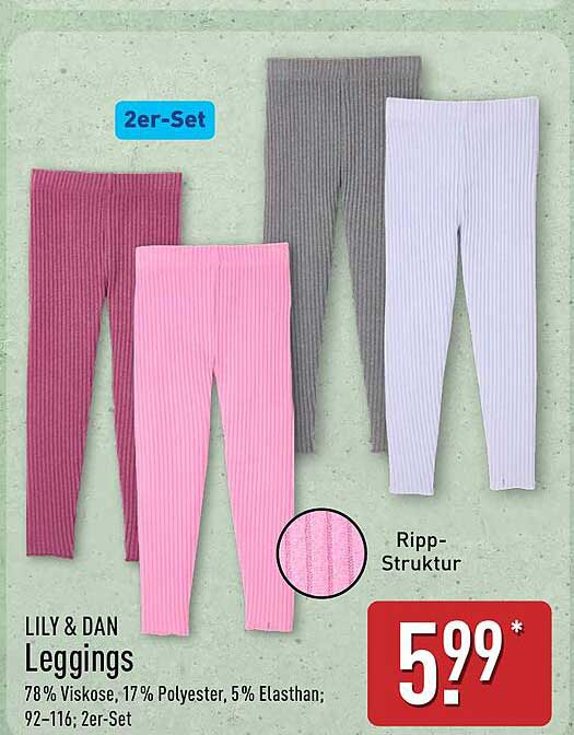 LILY & DAN Leggings 2er-Set