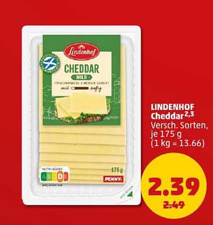 LINDENHOF Cheddar 175 g