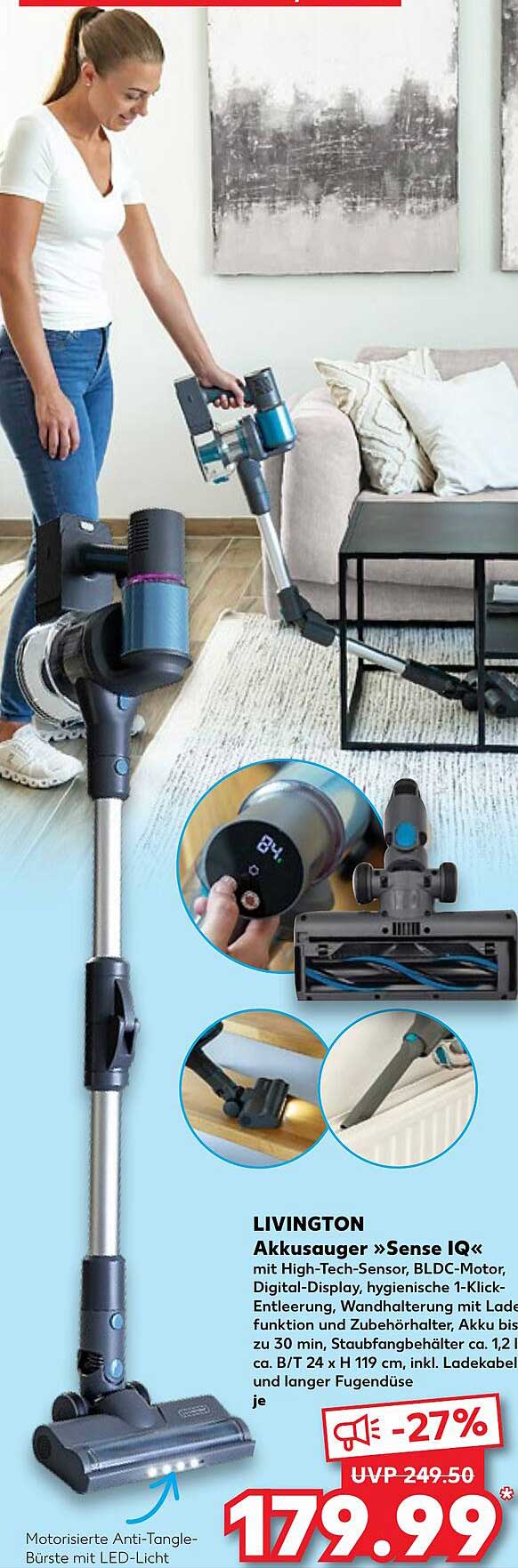 LIVINGTON Akkusauger »Sense IQ«