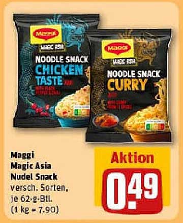 Maggi Magic Asia Nudel Snack - verschiedene Sorten