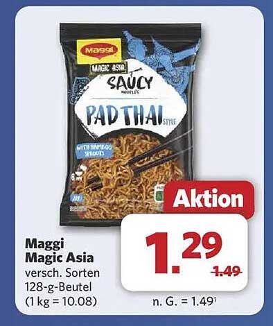 Maggi Magic Asia Pad Thai Style 128-g-Beutel