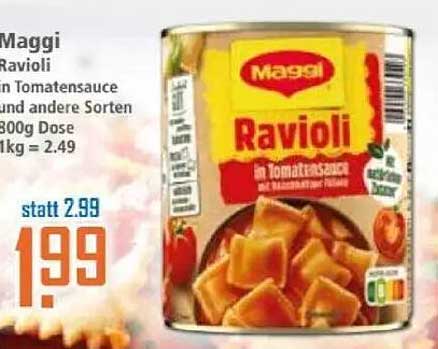 Maggi Ravioli in Tomatensauce 300g Dose