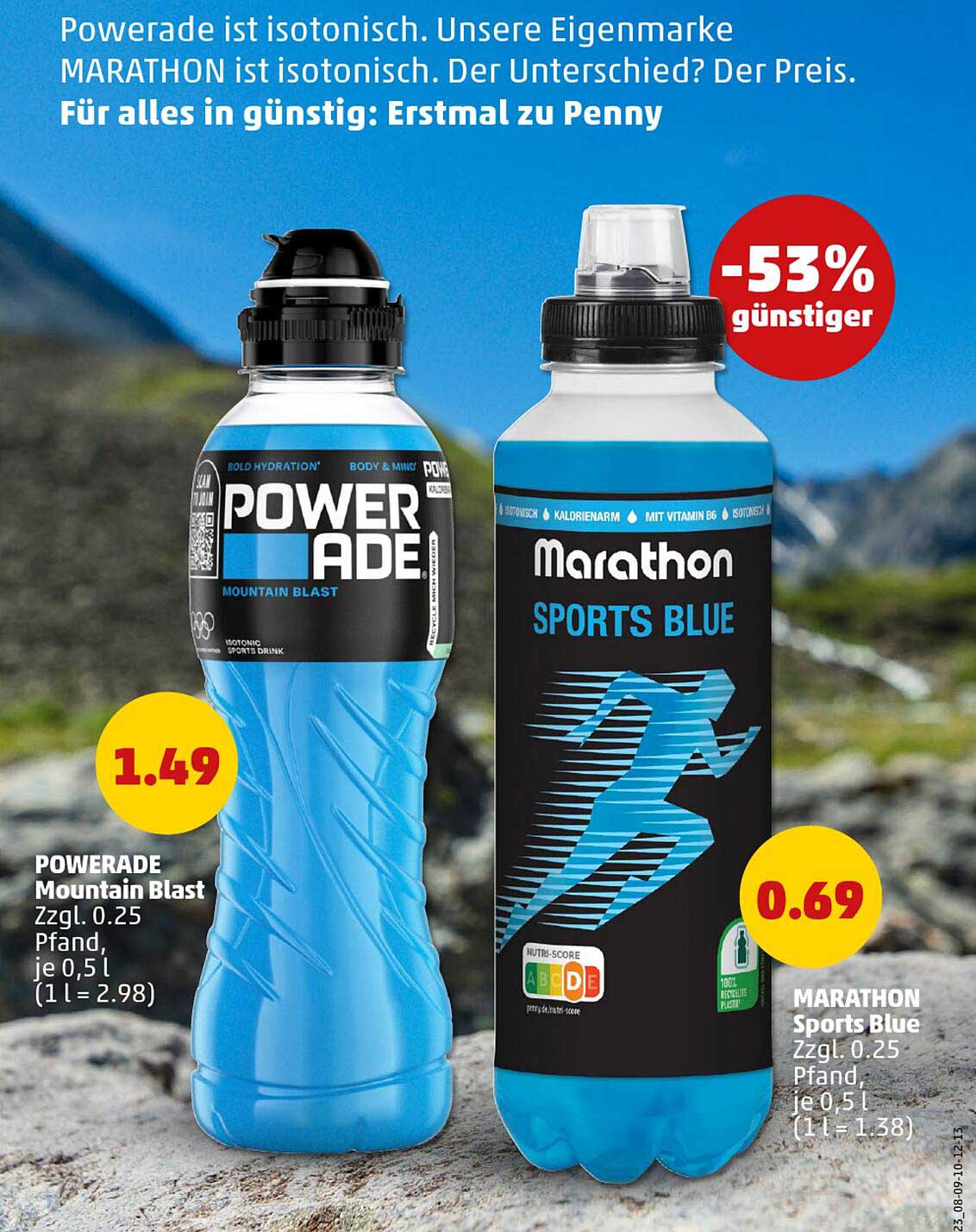 MARATHON Sports Blue 0,5l – Erfrischung zum besten Preis!