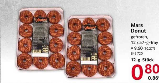 Mars Donut gefroren, 12 x 57-g-Tray