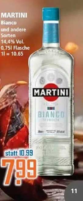 MARTINI Bianco und andere Sorten 0,75l