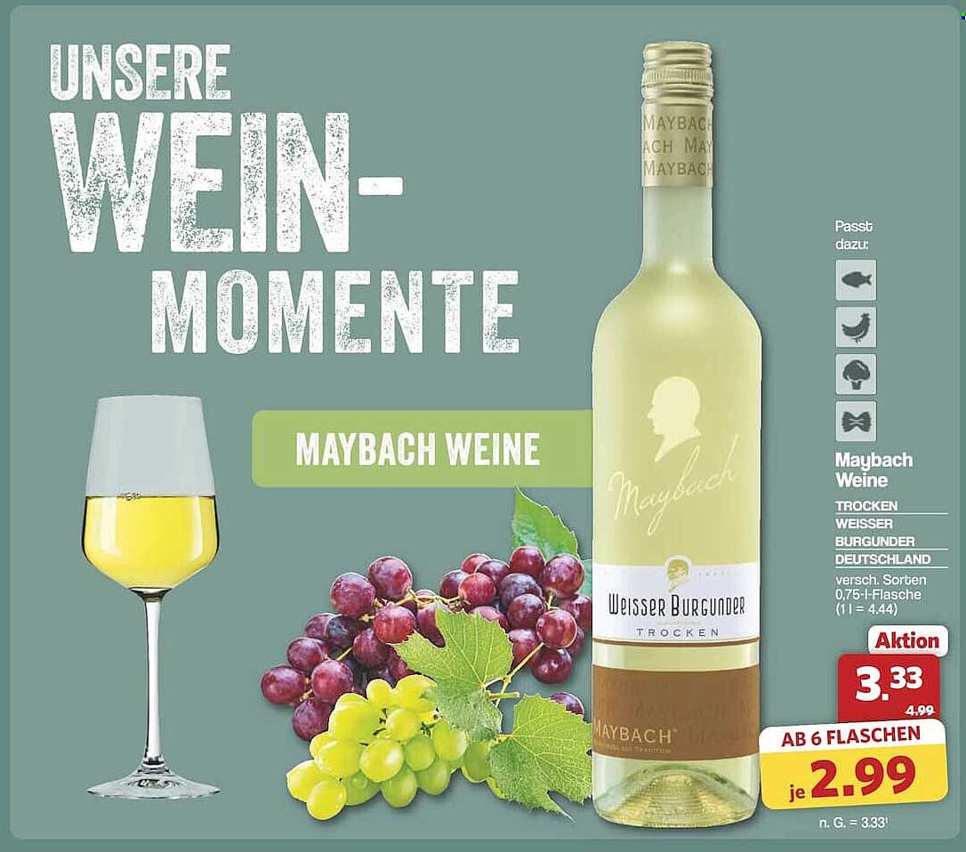 Maybach Weine - Weisser Burgunder Trocken