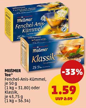 MEBMER Tee: Fenchel-Anis-Kümmel und Klassik