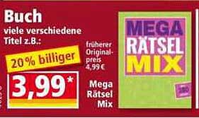 Mega Rätsel Mix - Buch viele verschiedene Titel