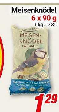Meisenknödel 6 x 90 g