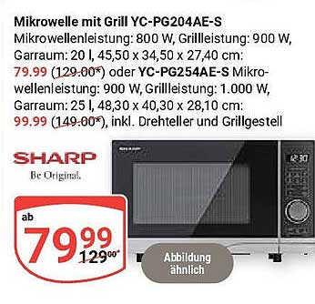 Mikrowelle mit Grill YC-PG204AE-S